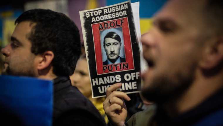 Manifestaciones contra el ataque de Rusia a Ucrania