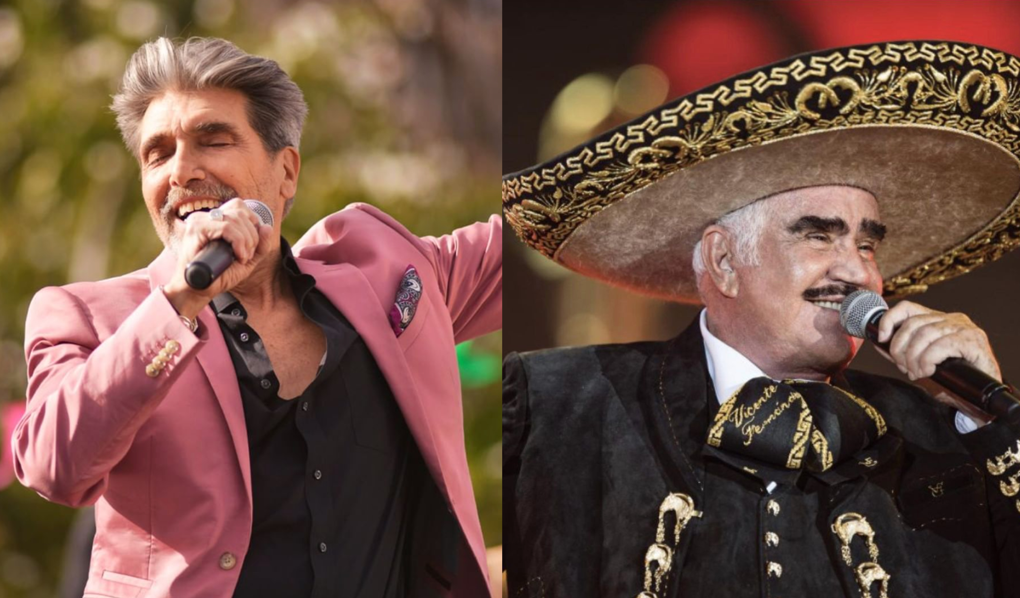 Diego Verdaguer y Vicente Fernández dejaron un gran legado en la música en español. (Foto Prensa Libre: @diegoverdaguer y @_vicentefdez/Instagram)