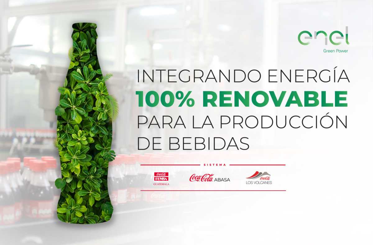 Enel Green Power Guatemala firma acuerdo de Energía Renovable con empresas embotelladoras del sistema Coca-Cola
