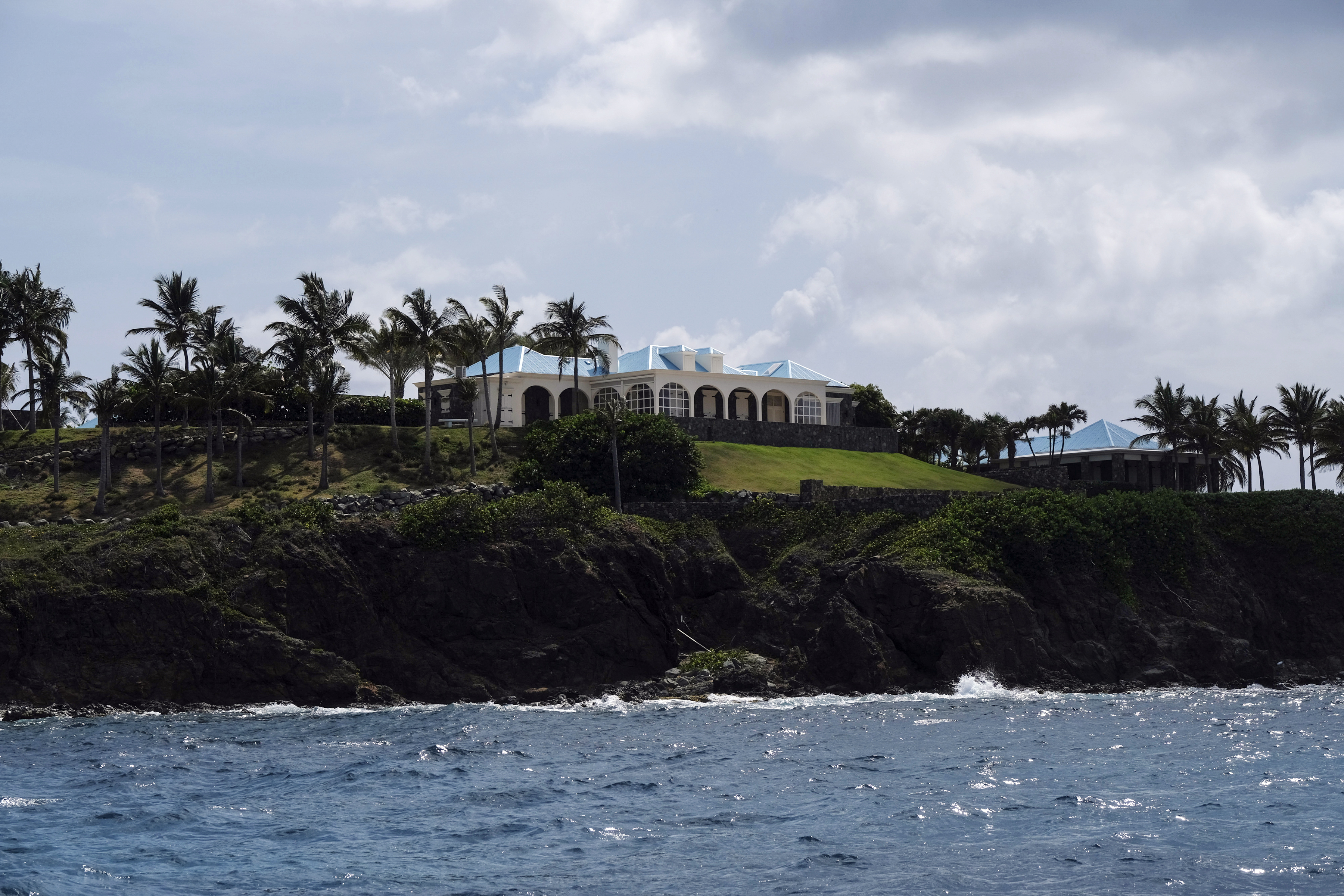 Foto de una de las islas privadas propiedad del difunto financiero Jeffrey Epstein, en las Islas Vírgenes de Estados Unidos, 27 de agosto de 2019. (Foto Prensa Libre: Gabriella N. Báez/The New York Times)