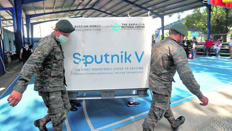 Guatemala recibió 8 millones de dosis de Sputnik V.  (Foto Prensa Libre: Hemeroteca PL)