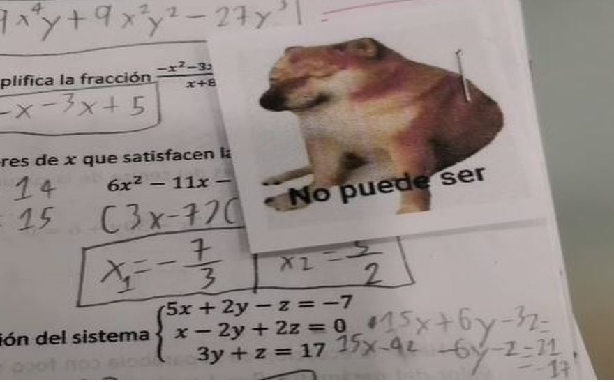 Maestro calificó con memes las exámenes de sus estudiantes. (Foto Prensa Libre: Tomada de _antuan1)