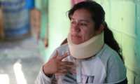 Marisol Ortiz es una de las sobrevivientes del accidente de Chiapas en el 2021. (Foto Prensa Libre: María José Bonilla)