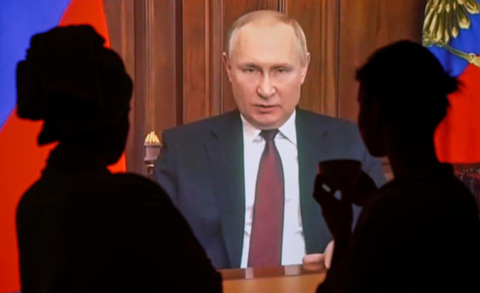 Invasión de Rusia a Ucrania: Cuando se grabó el video de Putin con el anuncio del ataque