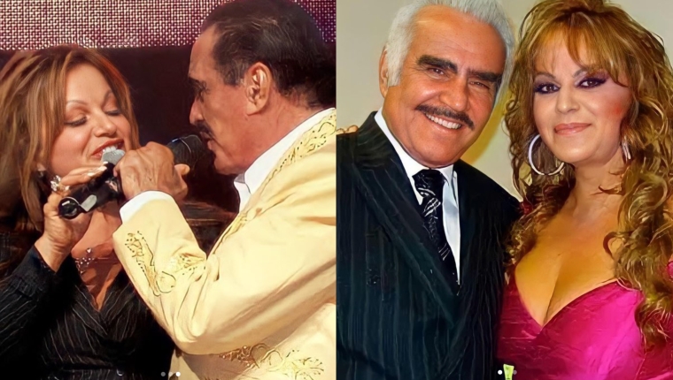 Vicente Fernández y Jenni Rivera