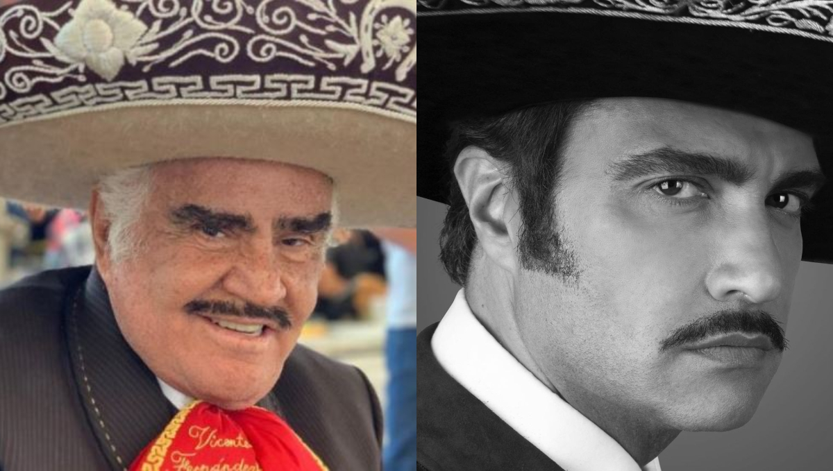Jaime Camil fue elegido para interpretar a Vicente Fernández en su bioserie autorizada. (Foto Prensa Libre: @_vicentefdez y @jaimecamil/Instagram)