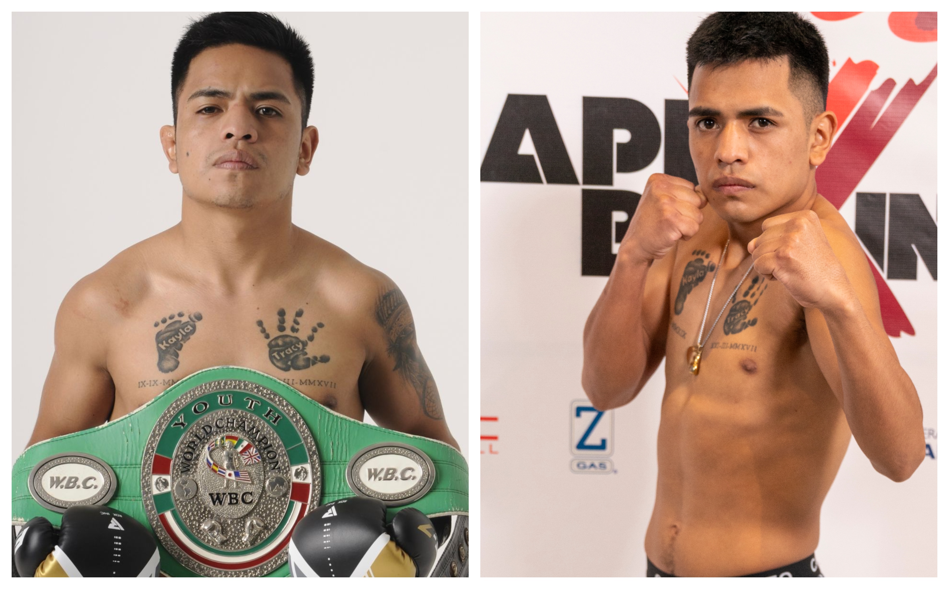 Pablo Cheroke Macario tenía previsto exponer el título de campeón Mundial Juvenil Plata, pero dio positivo a Covid-19. (Fotos cortesía Apex Boxing). 