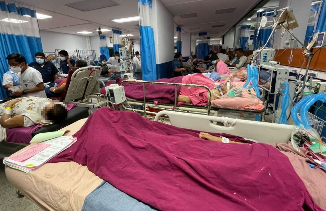 Emergencia del Hospital San Juan de Dios está saturada de pacientes, en medio de una crisis por falta de medicamentos. (Foto Prensa Libre: Cortesía)