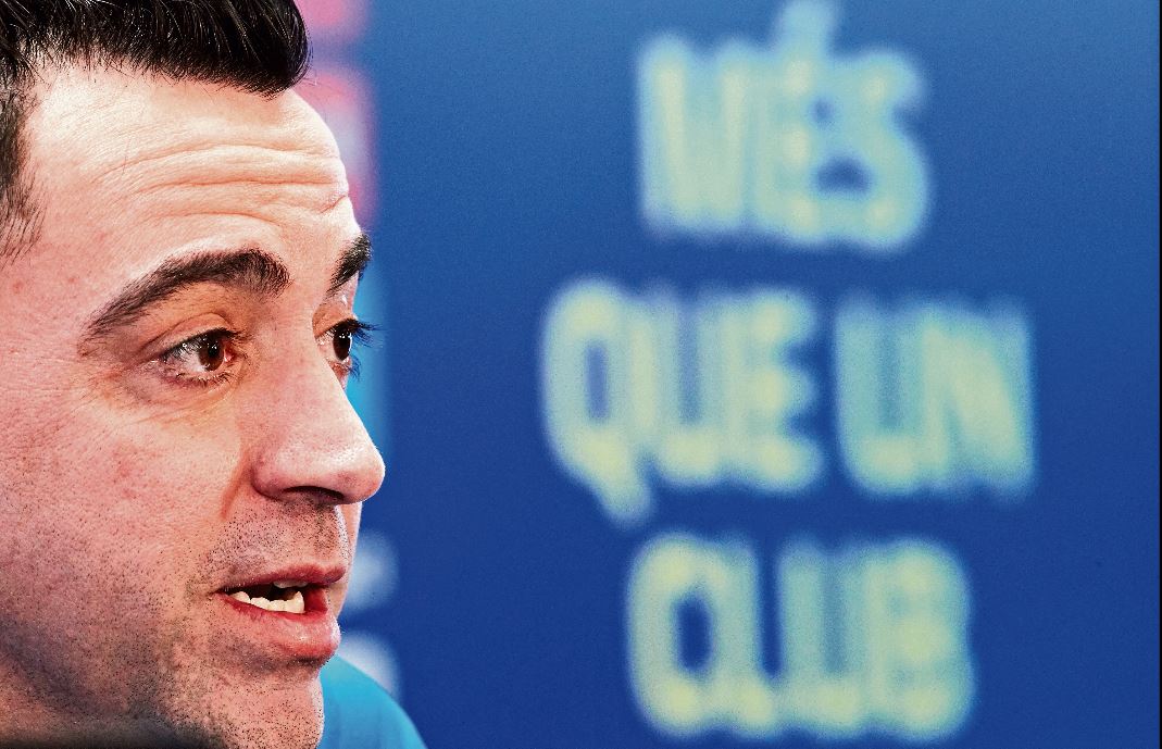 Xavi, técnico del Barcelona, tendrá un gran reto en la Europa League. (Foto Prensa Libre: Hemeroteca PL)