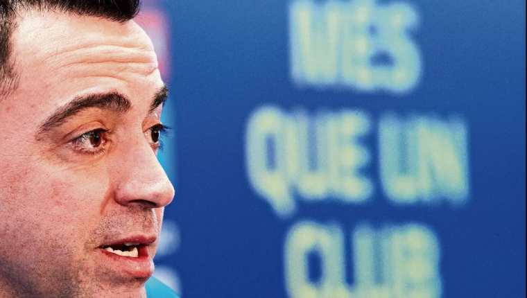 Xavi, técnico del Barcelona, tendrá un gran reto en la Europa League. (Foto Prensa Libre: Hemeroteca PL)
