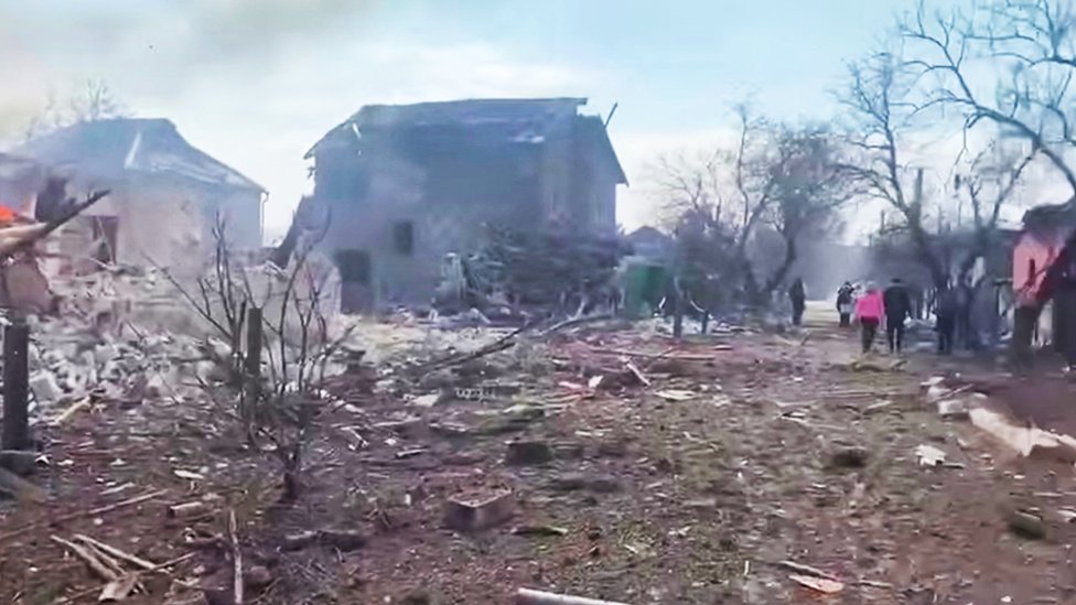 Bombardeo en Mariúpol