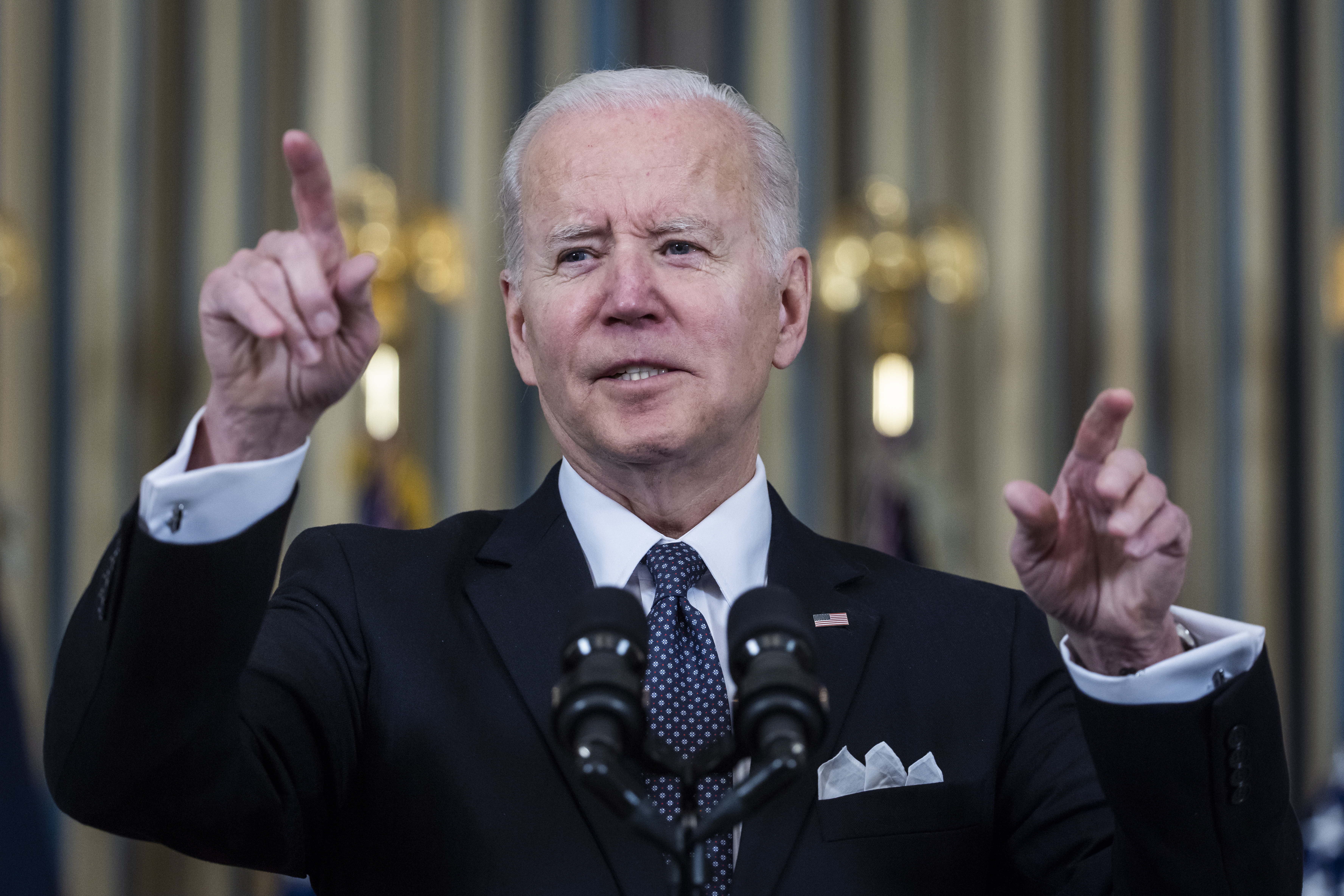 Joe Biden, presidente de EE. UU. (Foto Prensa Libre: EFE)