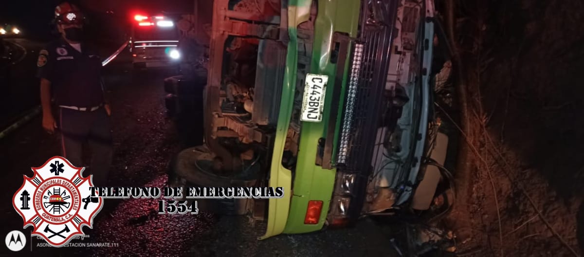 Accidente de tránsito en ruta a Jalapa