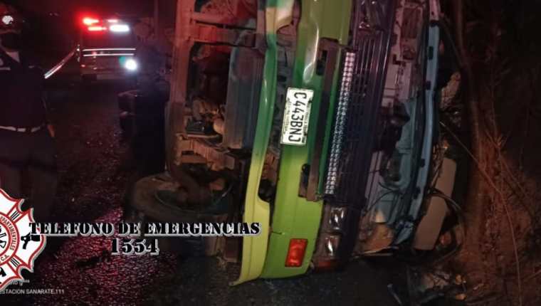 Accidente de tránsito en ruta a Jalapa