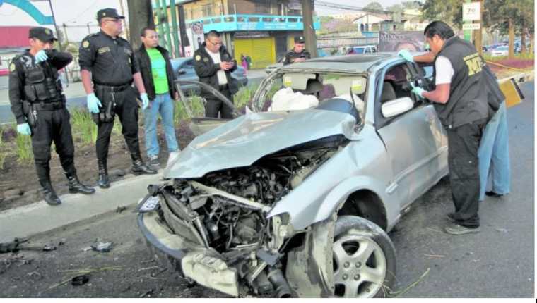 Los accidentes viales entre enero de 2019 y 15 de noviembre de 2022  se han cobrado la vida de 10 mil 599 personas. (Foto Prensa Libre: Hemeroteca PL). 