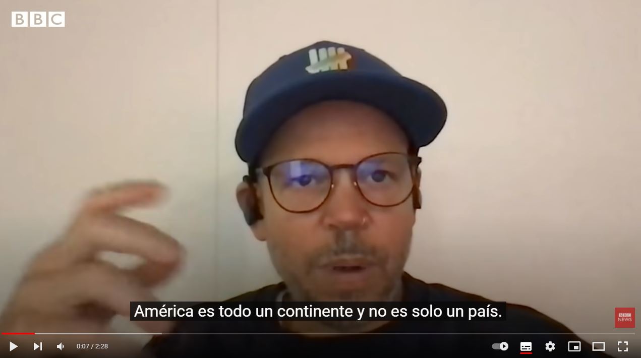 Residente tema América