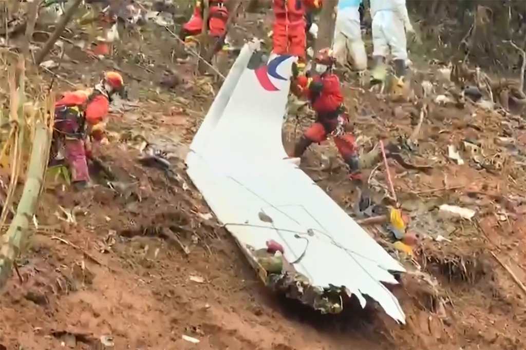 Accidente de avión en China