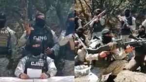 Video: el escalofriante tiroteo entre presuntos sicarios del CJNG y el Cártel de Sinaloa