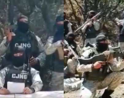 Video: el escalofriante tiroteo entre presuntos sicarios del CJNG y el Cártel de Sinaloa