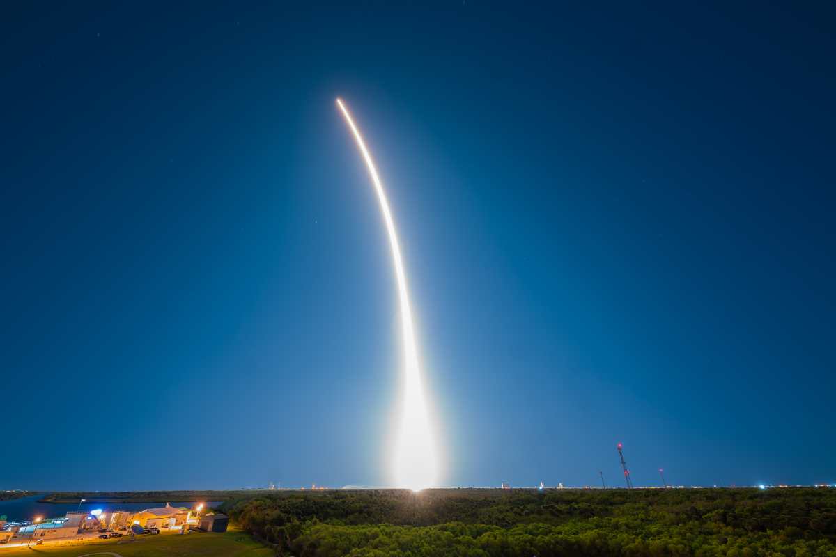 El 6 de marzo del 2020, desde Cabo Cañaveral, Florida, despegó el cohete Falcon 9, hacia la Estación Espacial Internacional, que transportó al CubeSat Quetzal-1, el cual fue puesto en órbita en abril de ese año. (Foto Prensa Libre, cortesía de Iván Castro)