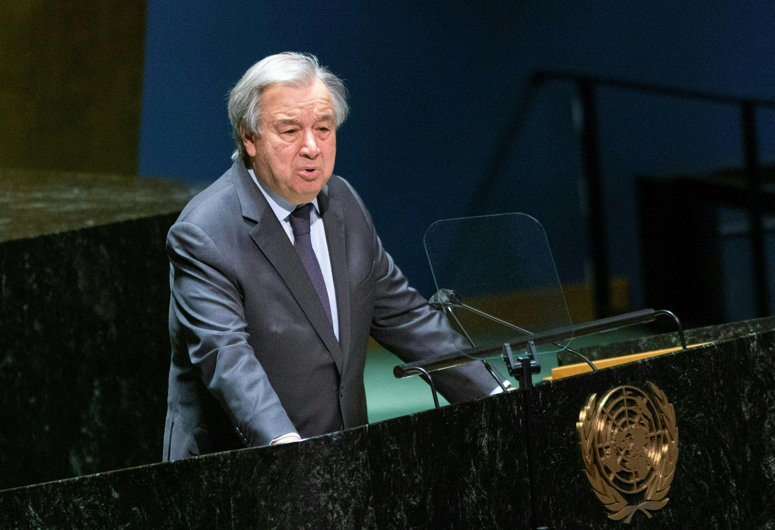 António Guterres, secretario general de la ONU. (Foto Prensa Libre: AFP)