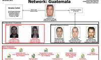 Esquema de noviembre de 2012 del Departamento del Tesoro de Estados Unidos sobre la organización de la la familia Lorenzana de Guatemala. 