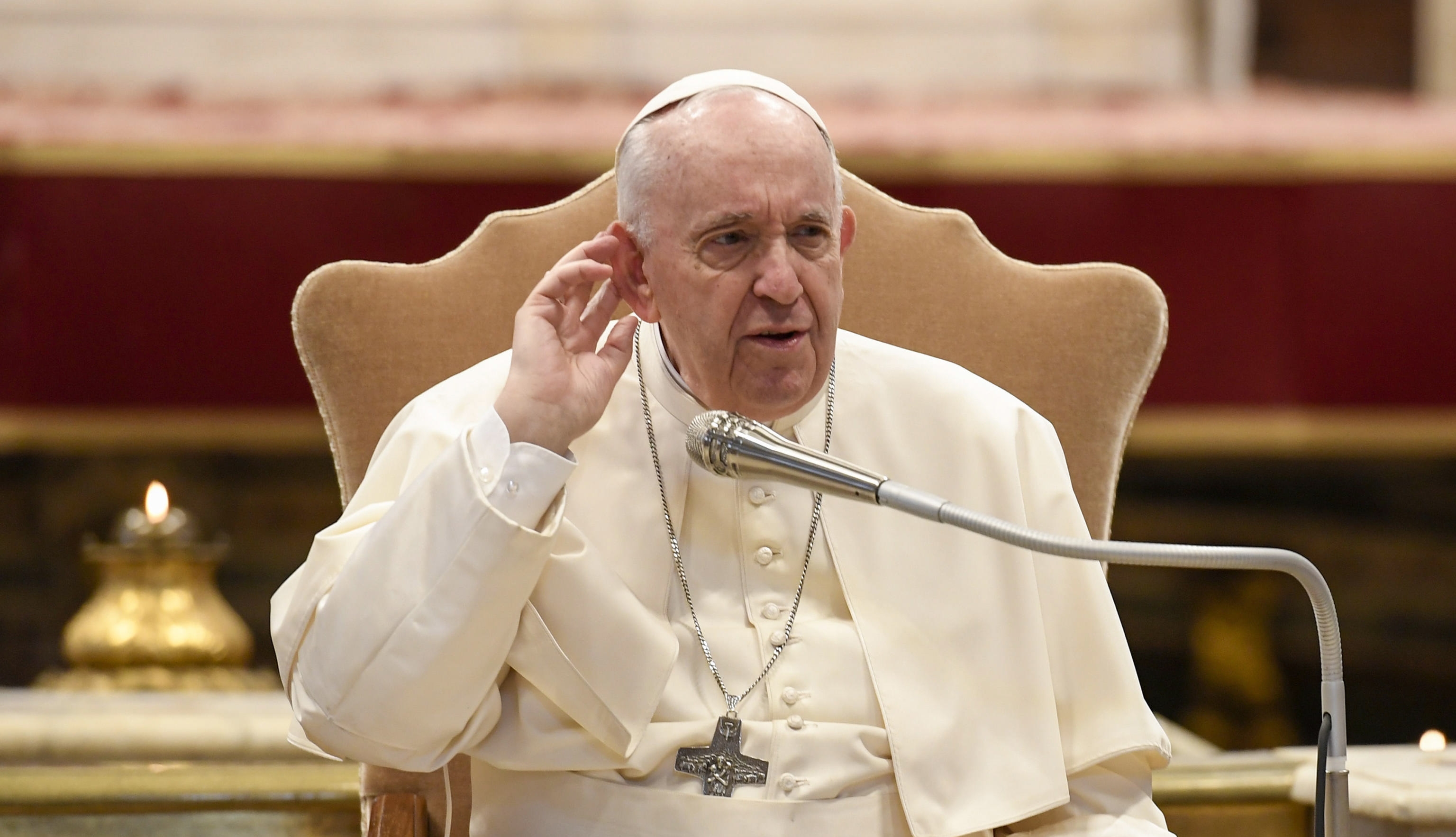 El papa Francisco en El Vaticano. (Foto Prensa Libre: EFE)