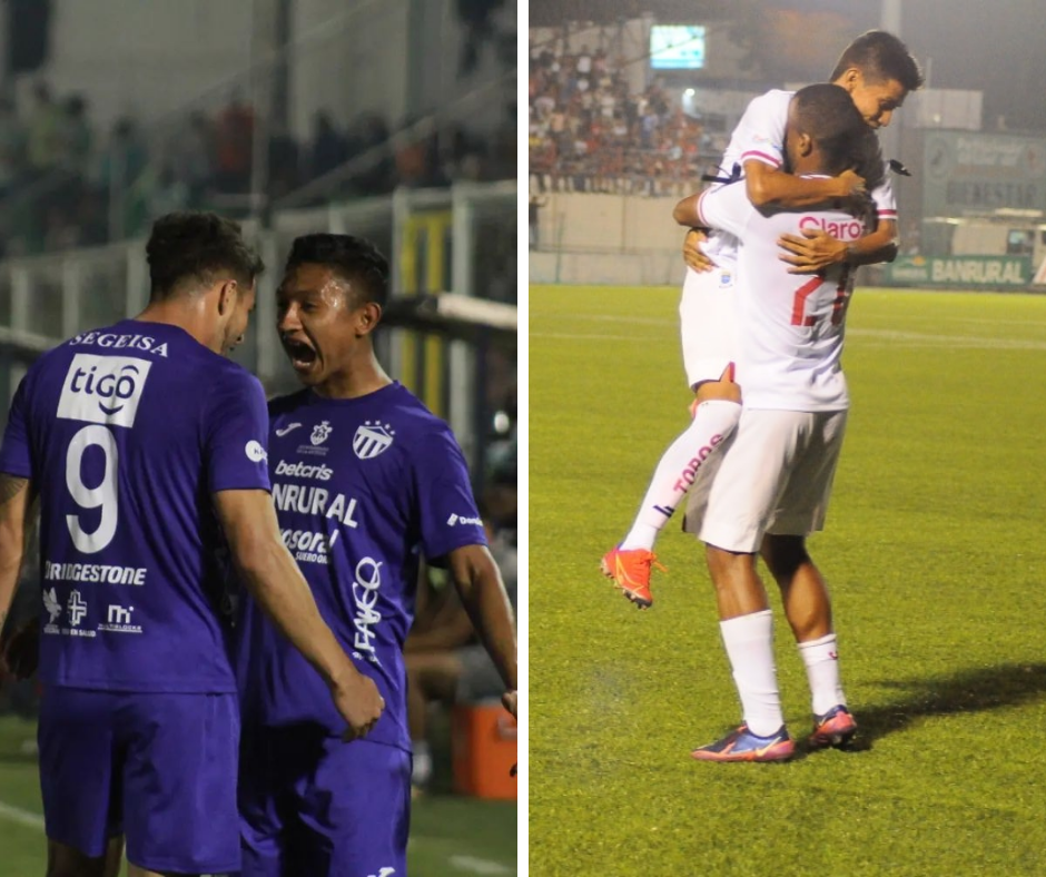 Antigua GFC y Malacateco sumaron de 3 en la jornada 13 del Clausura 2022. Foto Prensa Libre: Redes Antigua y Malacateco. 