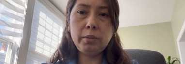 Jueza Erika Aifán en un video en sus redes sociales habla de su renuncia como jueza. (Foto Prensa Libre: Captura de video).
