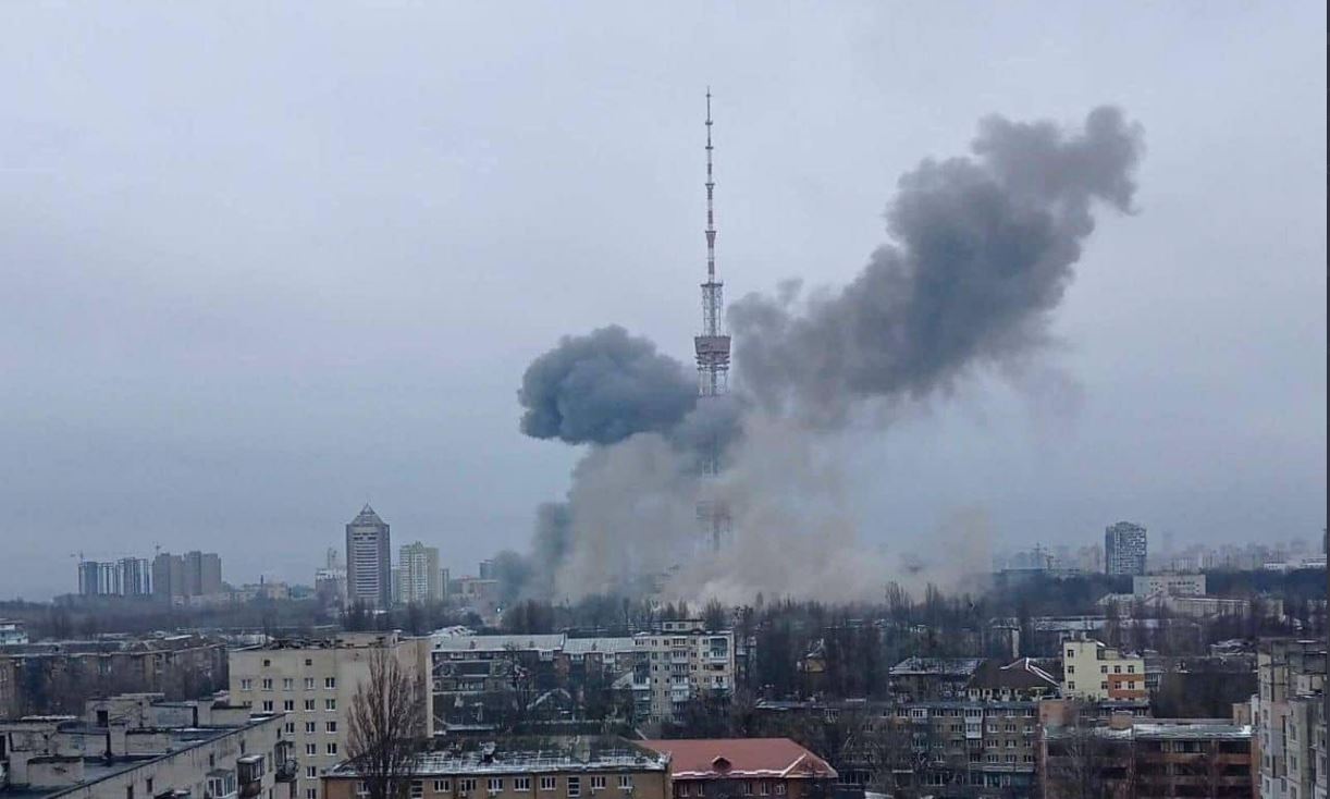 Ataque ruso a torre de TV
