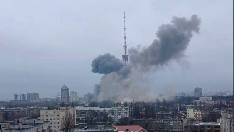 Ataque ruso a torre de TV
