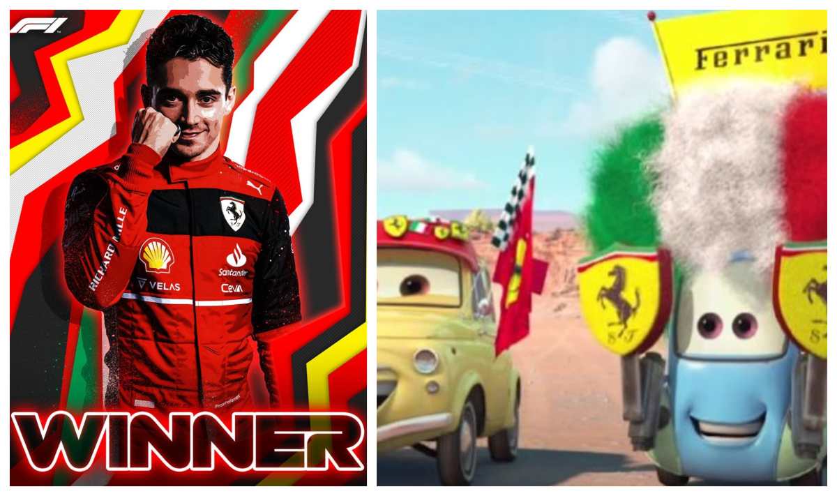 ¡La fiesta de Ferrari! Leclerc gana en Baréin y Sainz es segundo; la afición festejó con memes en las redes