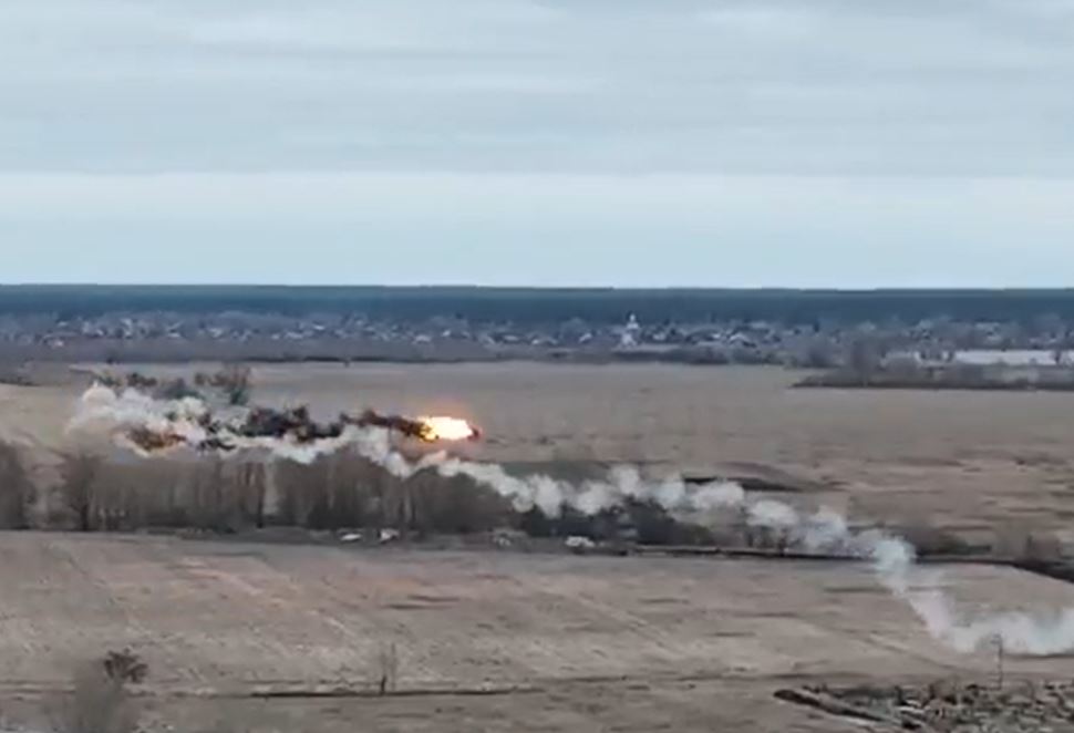 Helicóptero ruso derribado por Ucrania