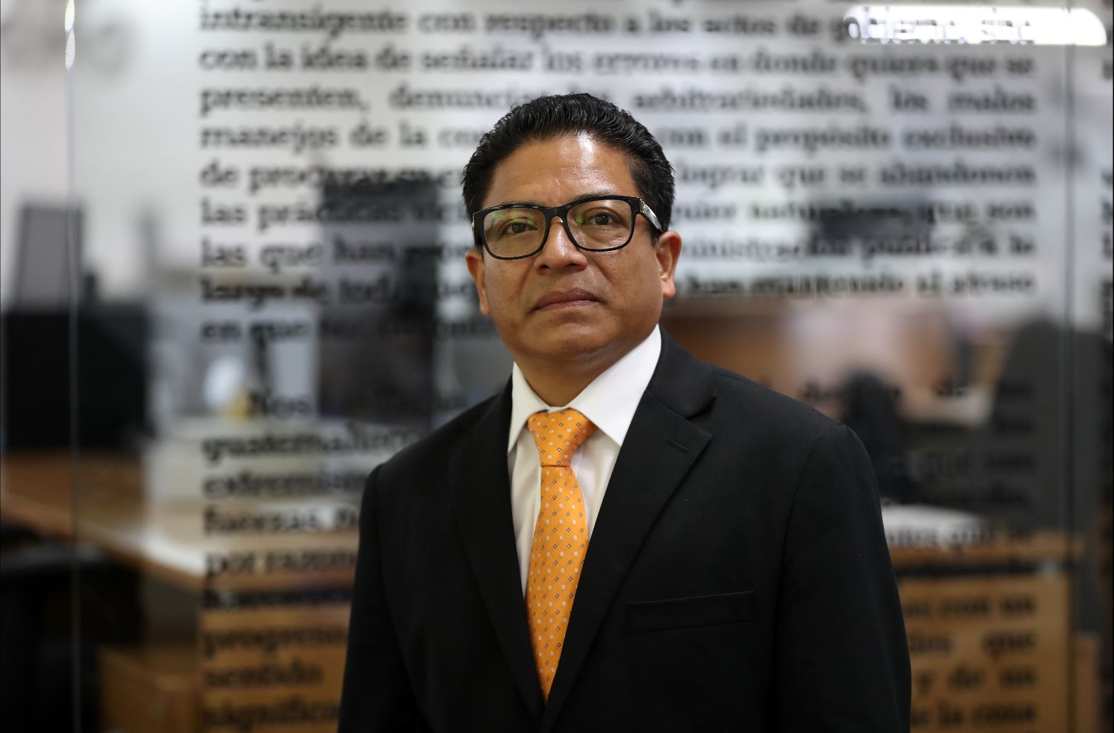 Walter Brenner Vásquez Gómez busca ser electo fiscal general de Guatemala. (Foto Prensa Libre: María Reneé Barrientos)