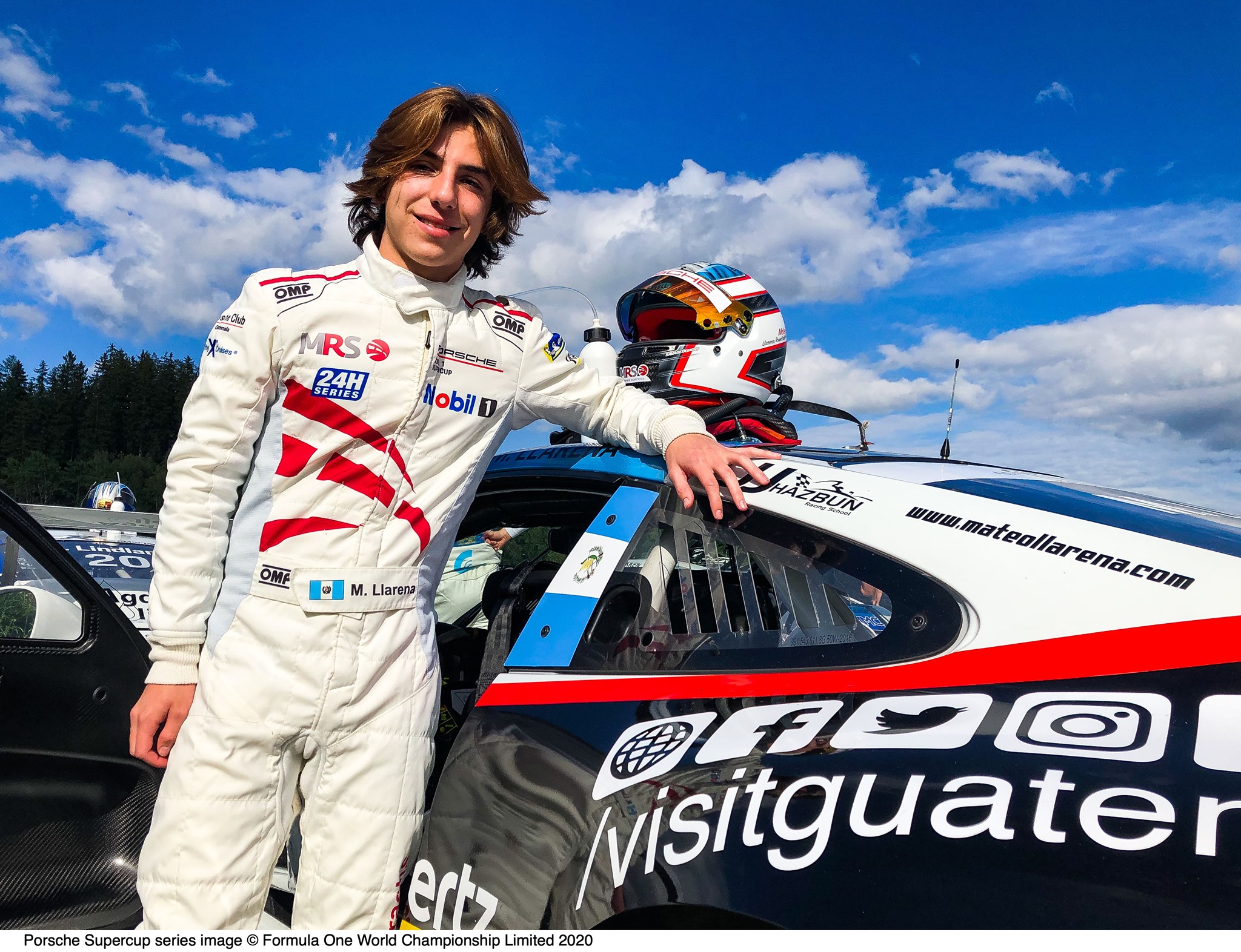 Mateo Llarena sigue triunfando en el automovilismo a nivel internacional. (Foto: Cortesía Mateo Llarena)