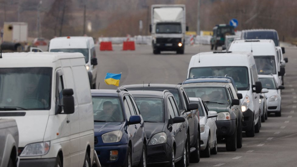 Millones de personas han cruzado el territorio ucraniano en carretera para huir de la guerra.