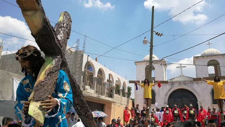 La Semana Santa en Guatemala busca ser reconocida como Patrimonio Inmaterial de la Humanidad. (Foto Prensa Libre: César Pérez Marroquín)