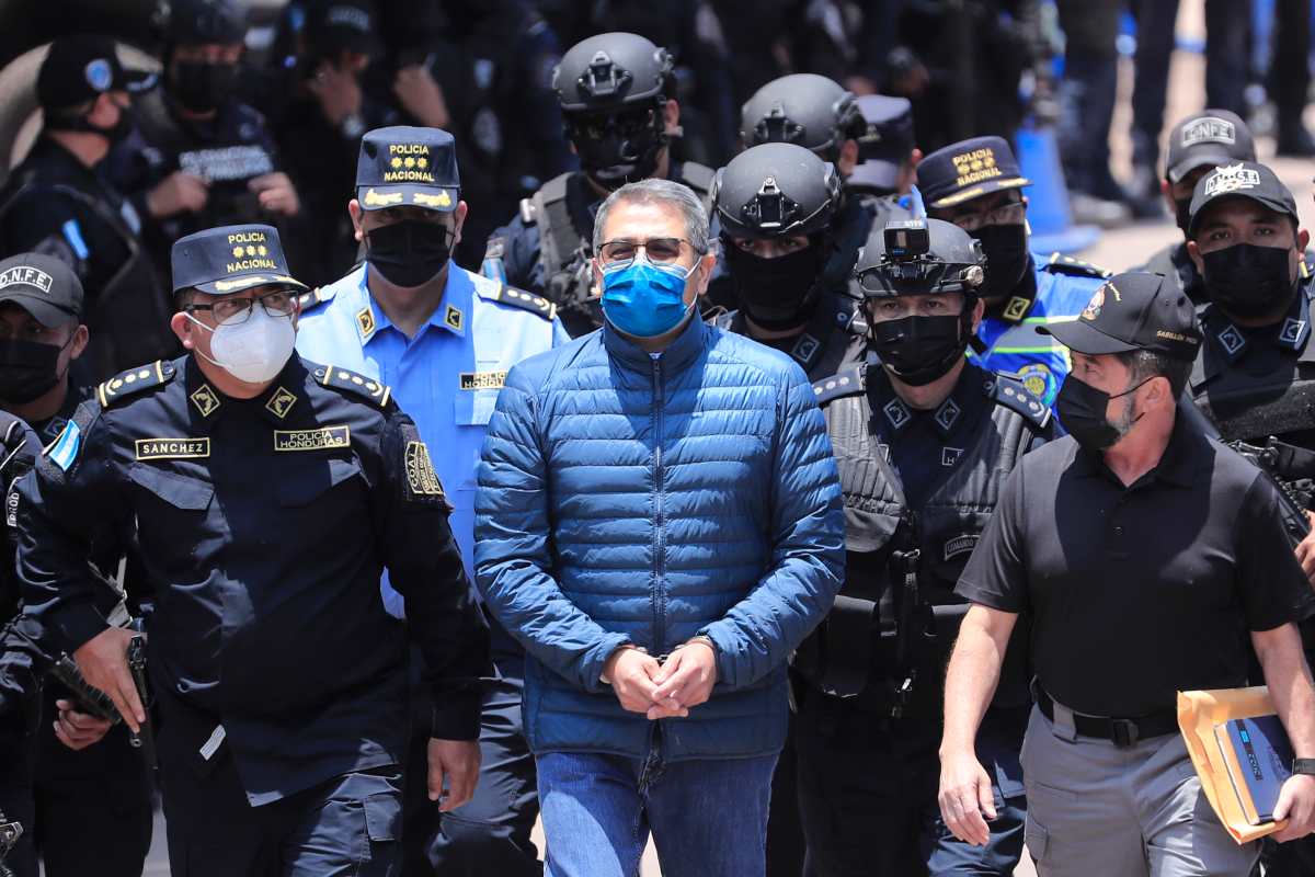 Se inicia la extradición del expresidente hondureño Juan Orlando Hernández hacia Estados Unidos