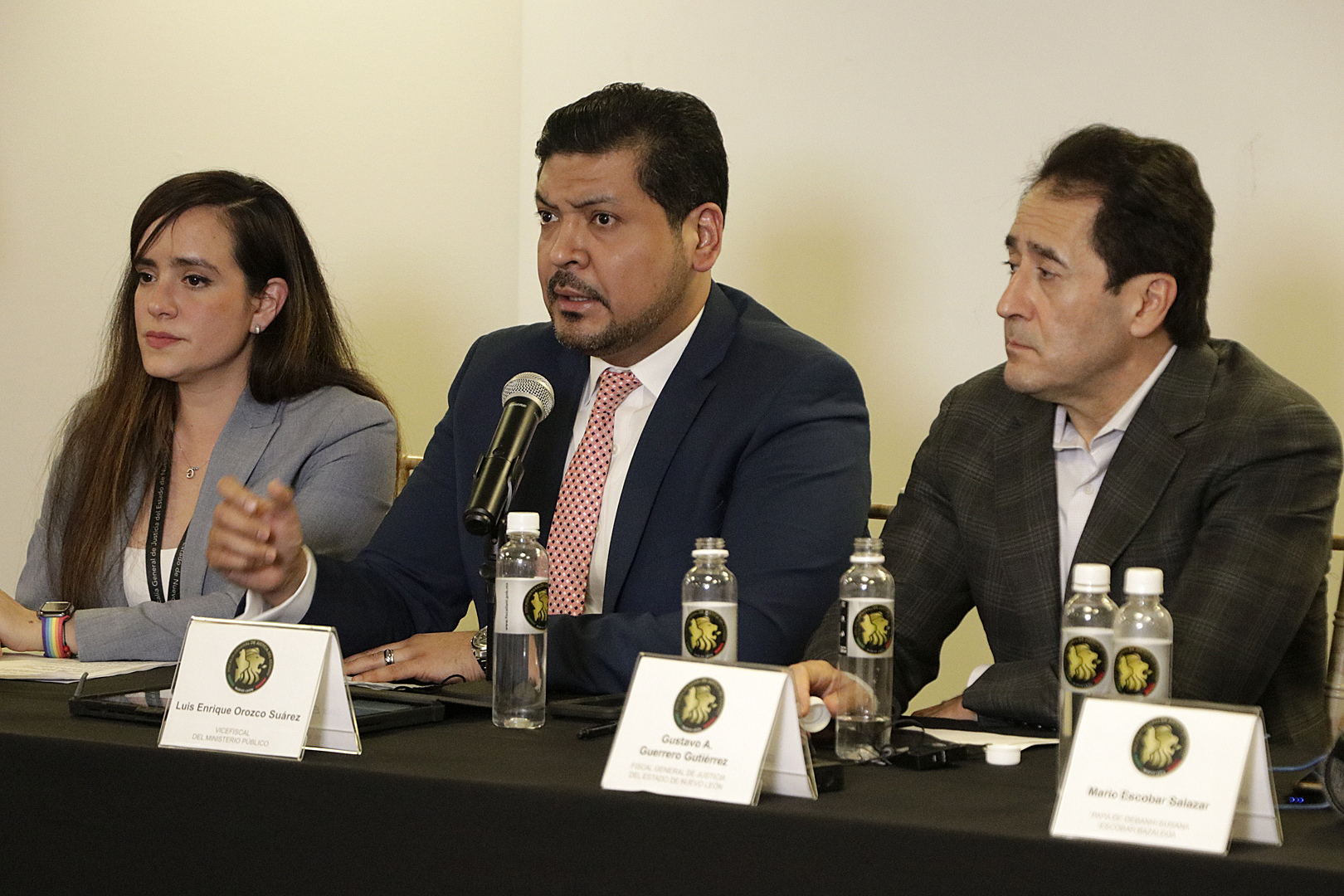 Fotografía de los miembros de la fiscalía de Nuevo león