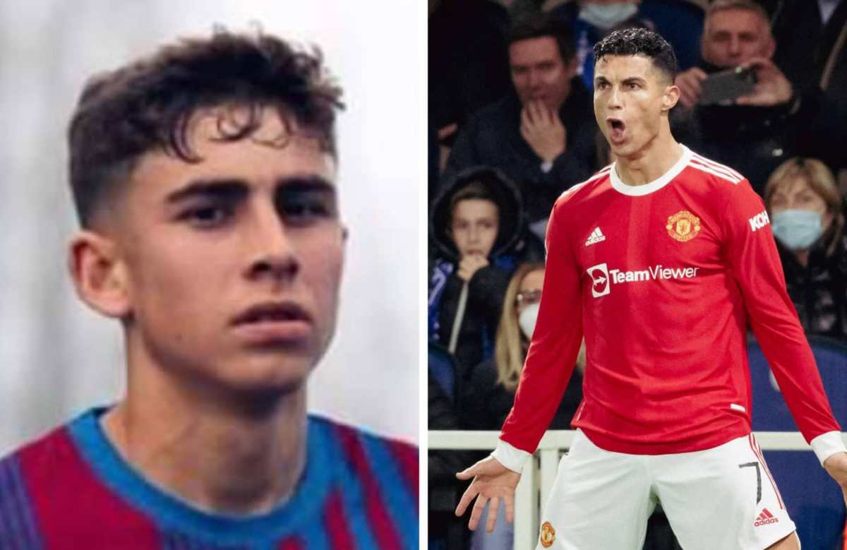 Jugador del Juvenil A del FC Barcelona anota un golazo de chilena y lo celebra al estilo de Cristiano Ronaldo