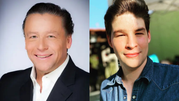 Alfredo Adame y su hijo