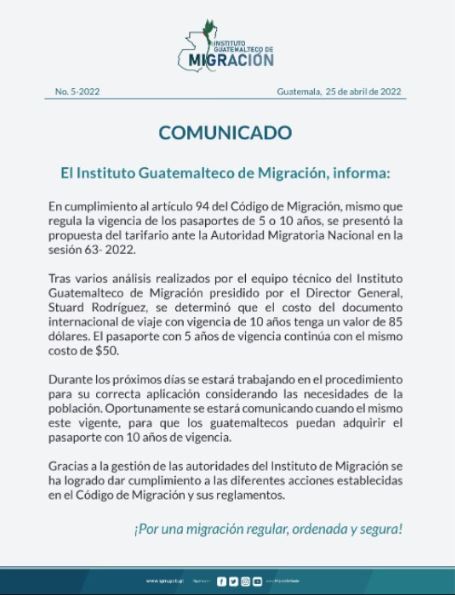 Migración. Pasaportes