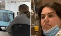 La joven tiktoker grabó a su médica viendo un tutorial, y el video se volvió viral. (Foto Prensa Libre: TikTok)