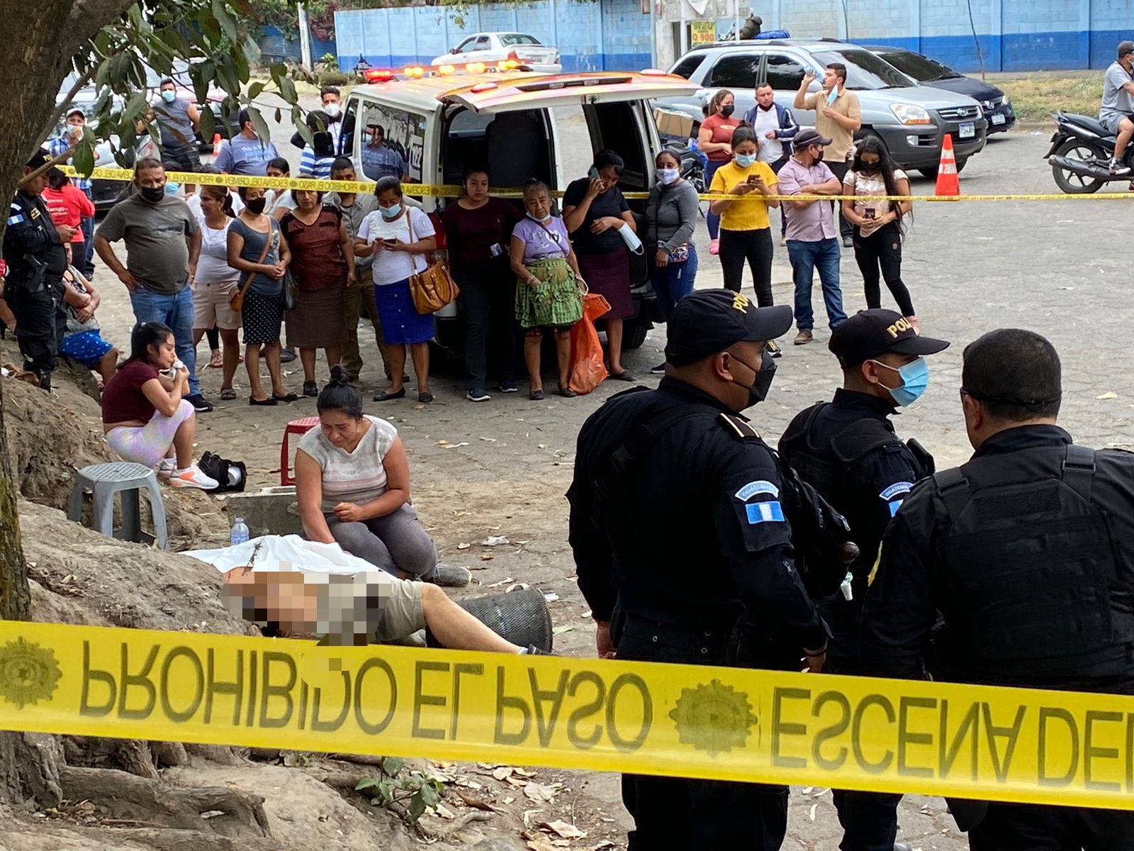 Los homicidios van en aumento en Guatemala y su capital es una de las áreas más afectadas, según informe del Cien. (Foto Prensa Libre: Tomada de @BVoluntariosGT)