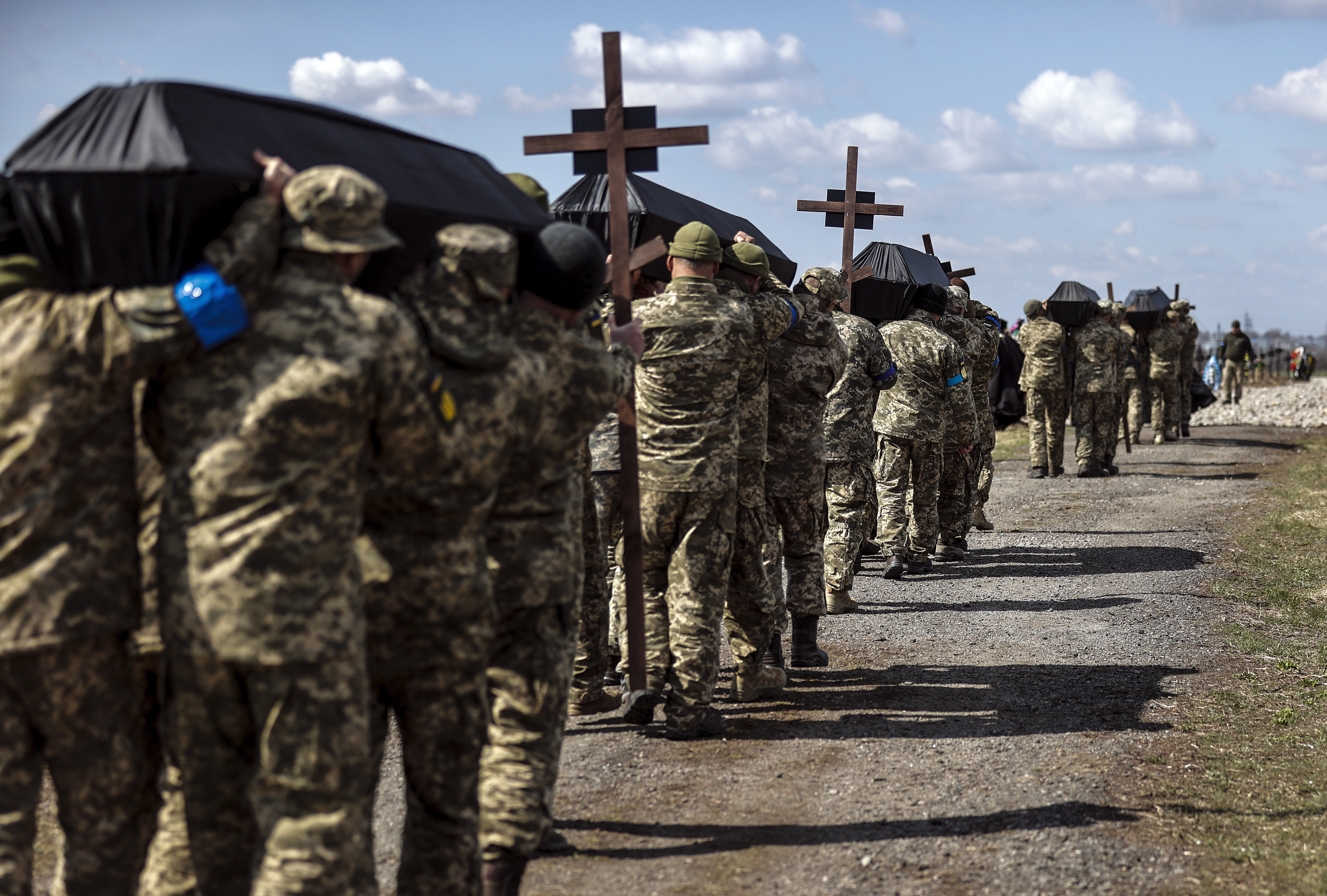 Funeral de soldados ucranianos
