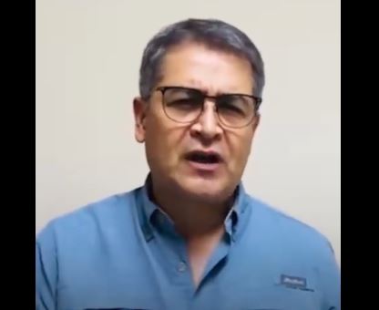 “Soy inocente”: el ultimo video de Juan Orlando Hernández previo a ser extraditado a EE. UU.