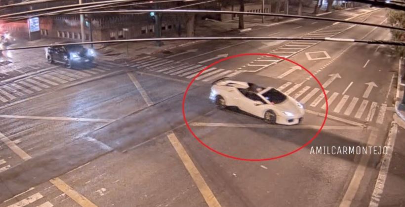 Surgen más videos, imágenes y datos del Lamborghini que se desplaza en la capital previo al accidente y esto dice la PMT
