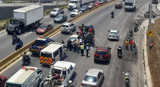 MOTORISTA ARROLLADO EN AMATITLÁN