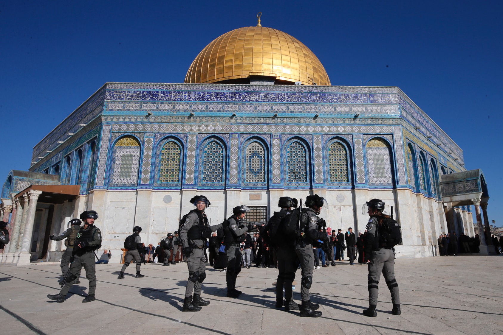 Enfrentamientos en la Mezquita Al-Aqsa