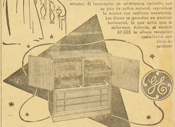 1951: El primer anuncio de un tocadiscos en Guatemala